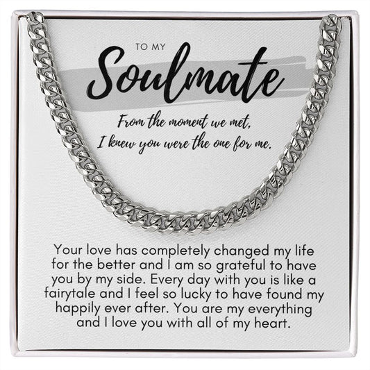 Soulmate, The Moment We Met Cuban link smm5wbgpb Cuban link