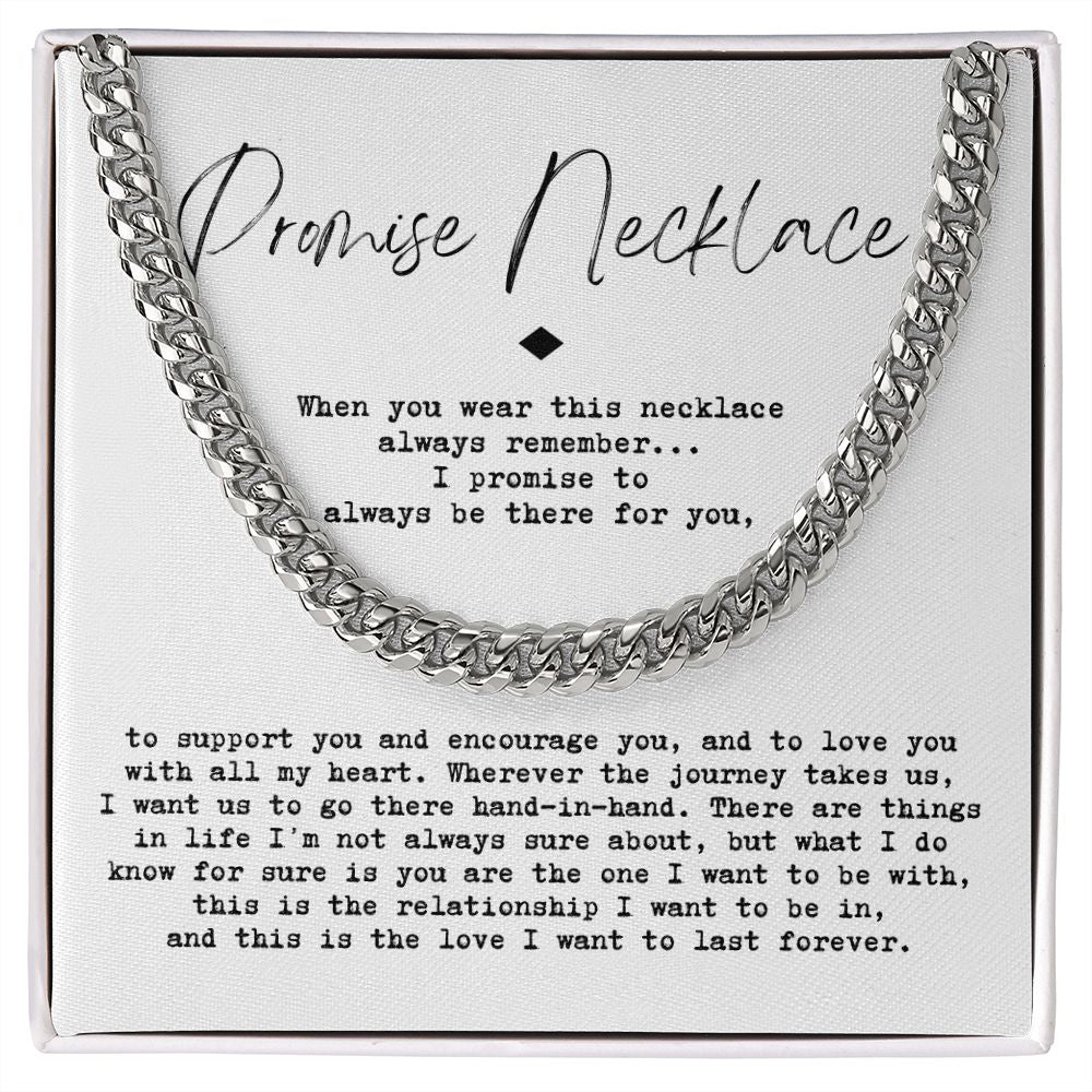 pn1wbg - always there for you Promise Necklace