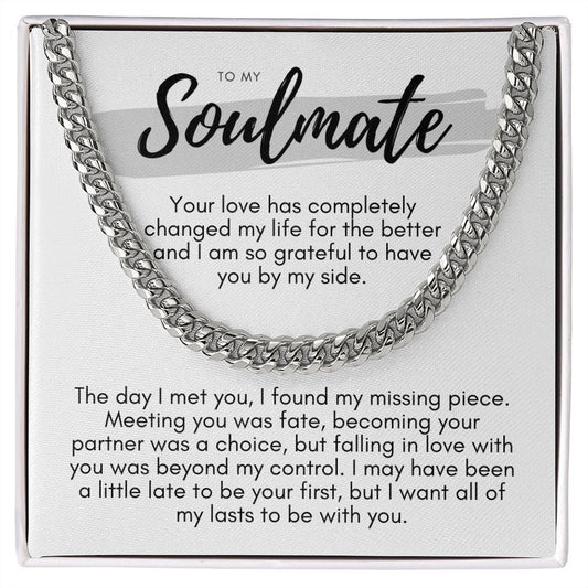 Soulmate, Life for the Better Cuban link smm4wbgpb Cuban link