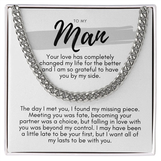 My Man, Life for the Better mm3wbgpb Cuban link