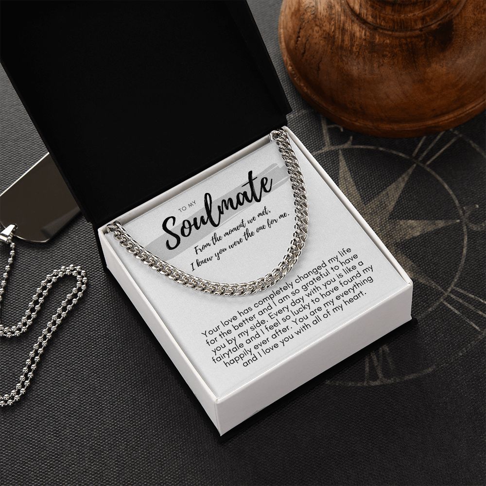 Soulmate, The Moment We Met Cuban link smm5wbgpb Cuban link