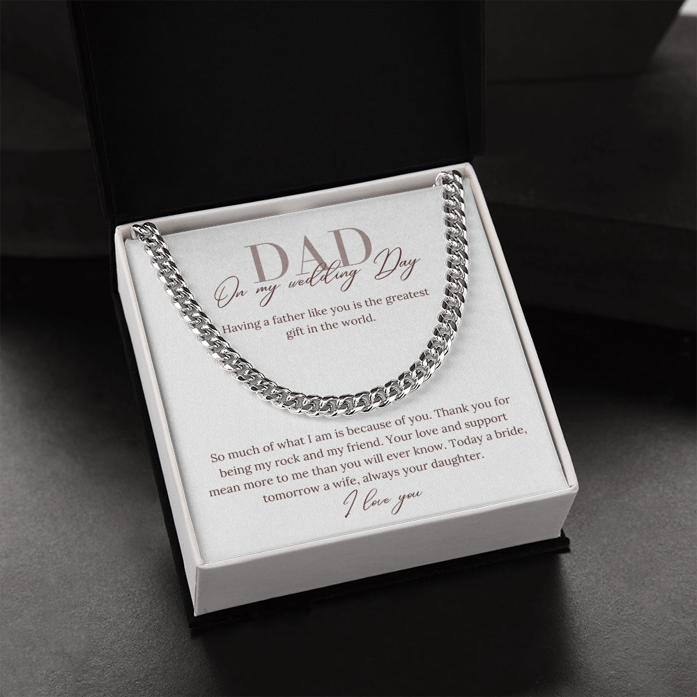 Father of the Bride, the greatest gift