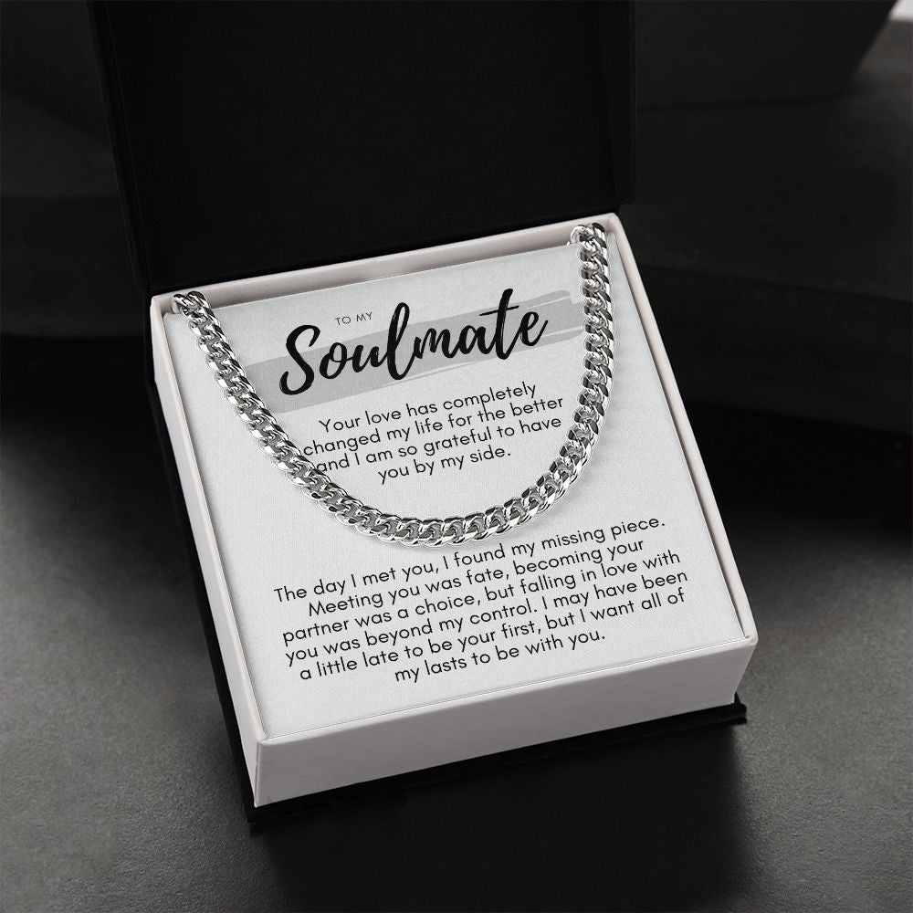 Soulmate, Life for the Better Cuban link smm4wbgpb Cuban link