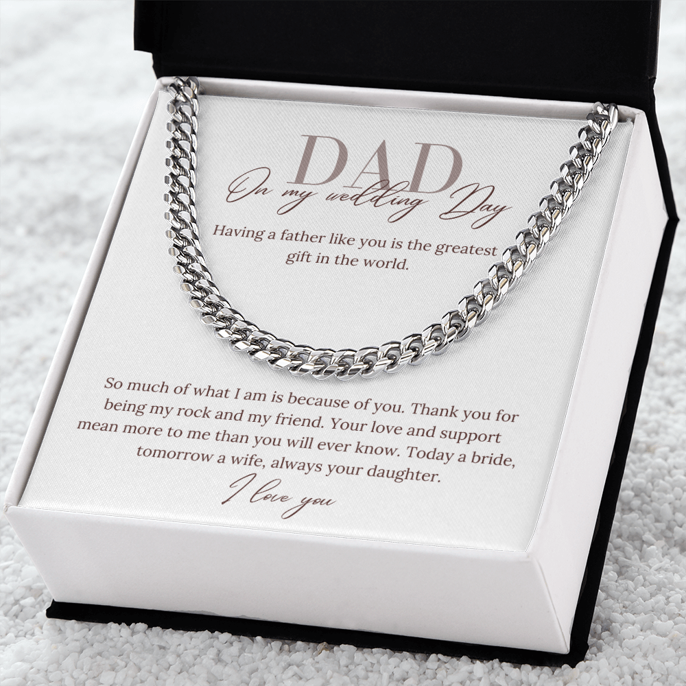 Father of the Bride, the greatest gift