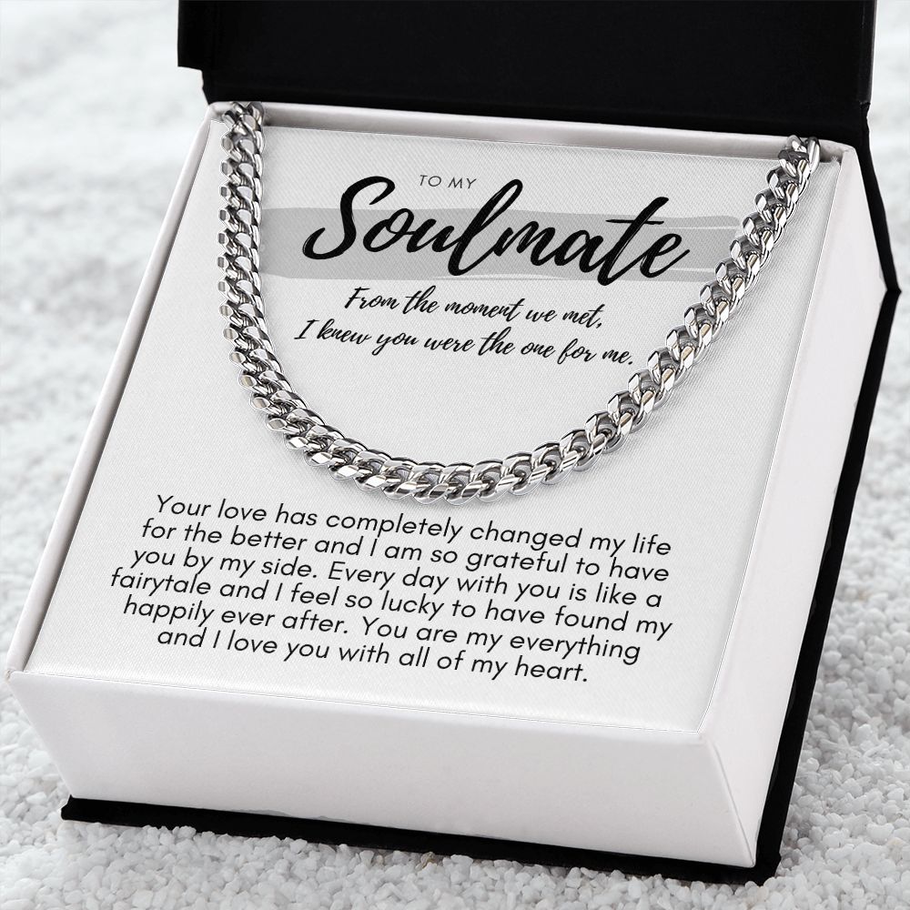 Soulmate, The Moment We Met Cuban link smm5wbgpb Cuban link