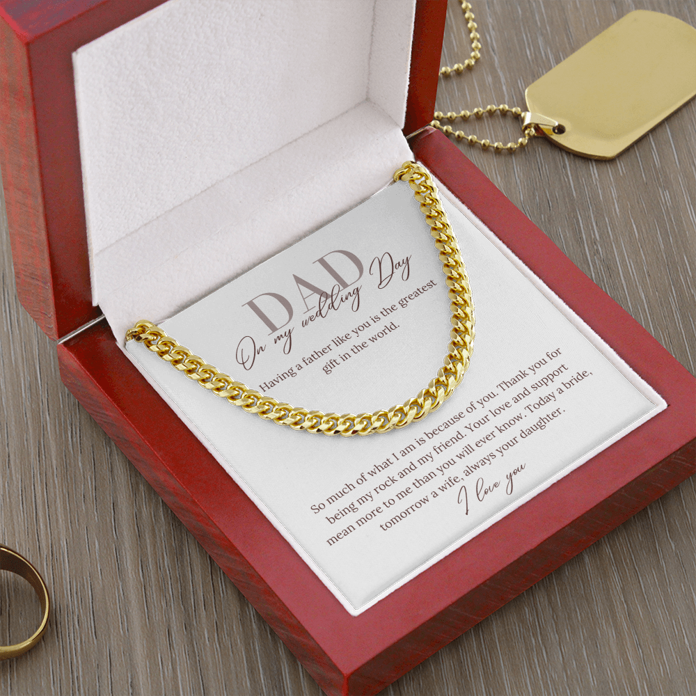 Father of the Bride, the greatest gift