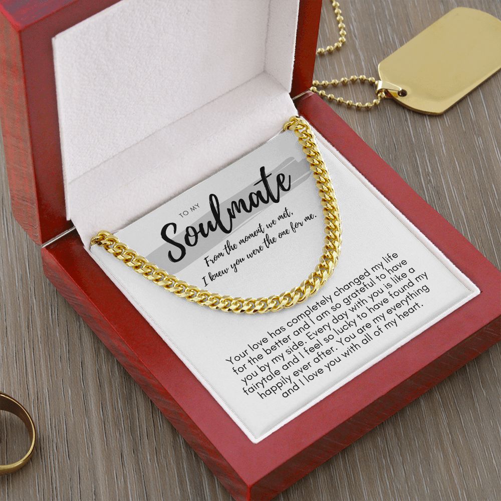 Soulmate, The Moment We Met Cuban link smm5wbgpb Cuban link