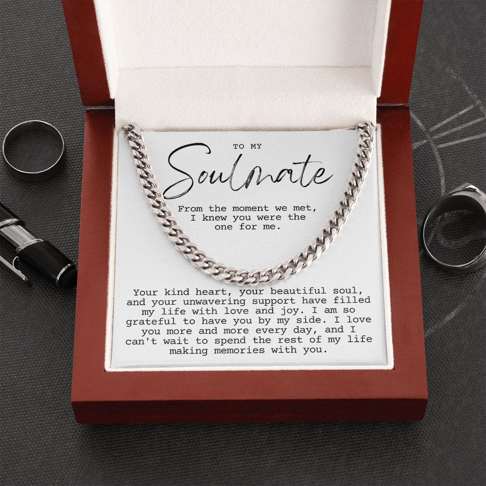 Soulmate, The moment we met Cuban link smm3wbgtt