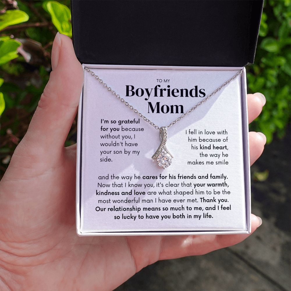 To my Boyfriends mom, Your son by my side