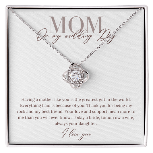 Mother of the Bride, greatest gift, bronze