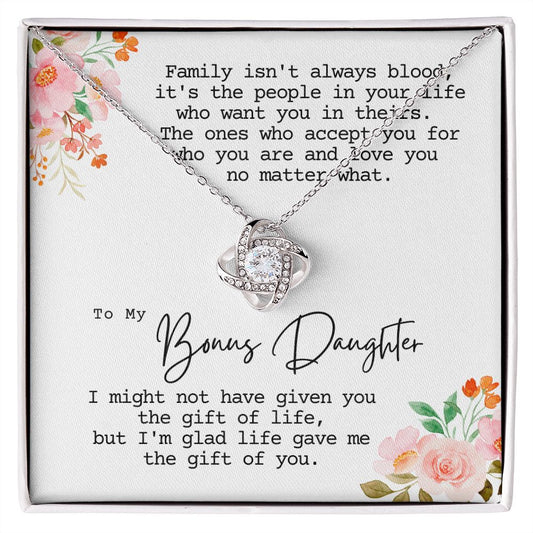 bonus daughter, family isnt always, flowers  Bonus mom and daughter