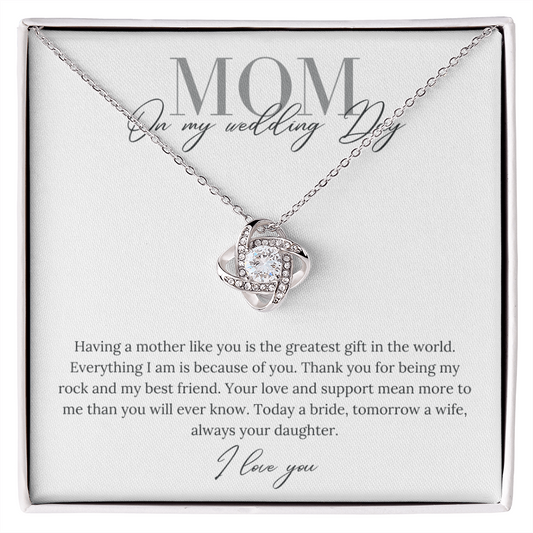 Mother of the Bride, greatest gift, gray