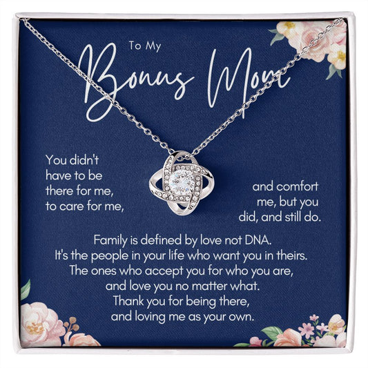 To My Bonus Mom, bnsm4a, love not DNA split  - dark blue