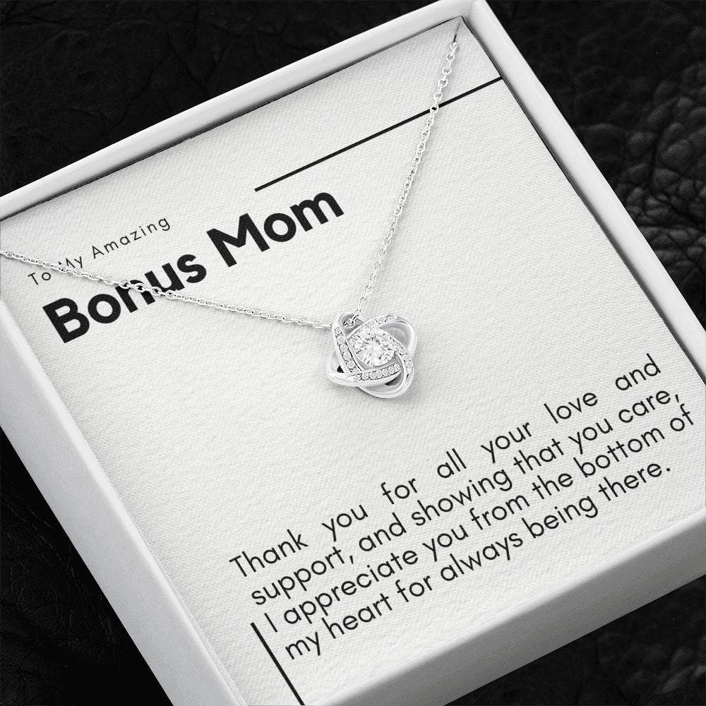 To My Bonus Mom, bnsm1, love and support - swiss white
