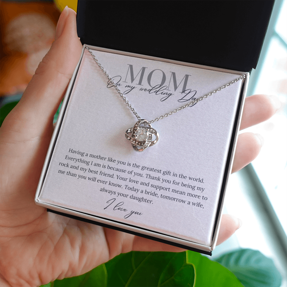 Mother of the Bride, greatest gift, gray