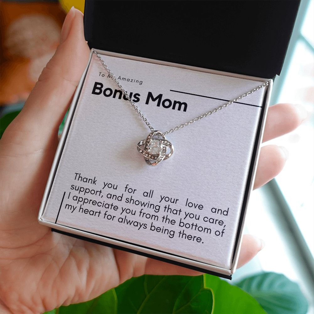 To My Bonus Mom, bnsm1, love and support - swiss white