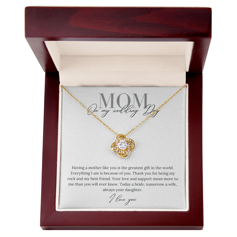 Mother of the Bride, greatest gift, gray