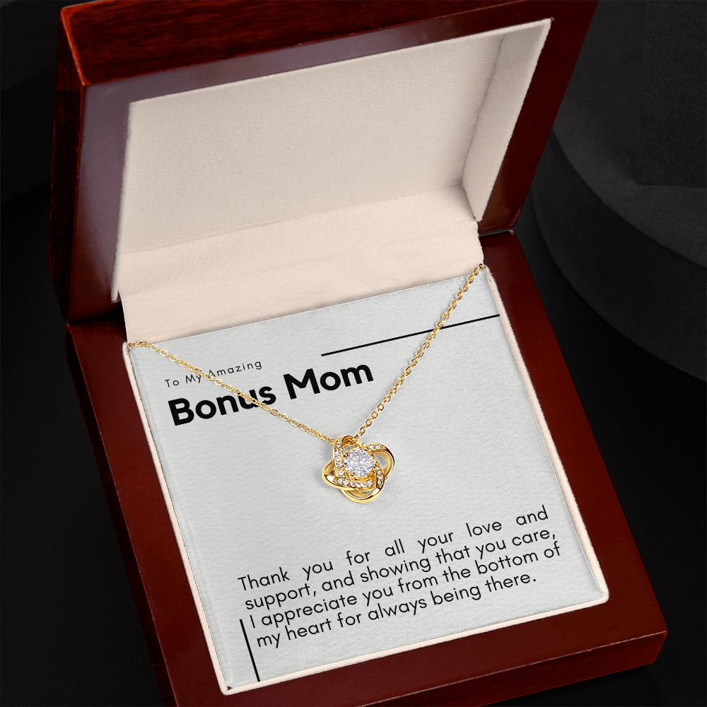 To My Bonus Mom, bnsm1, love and support - swiss white