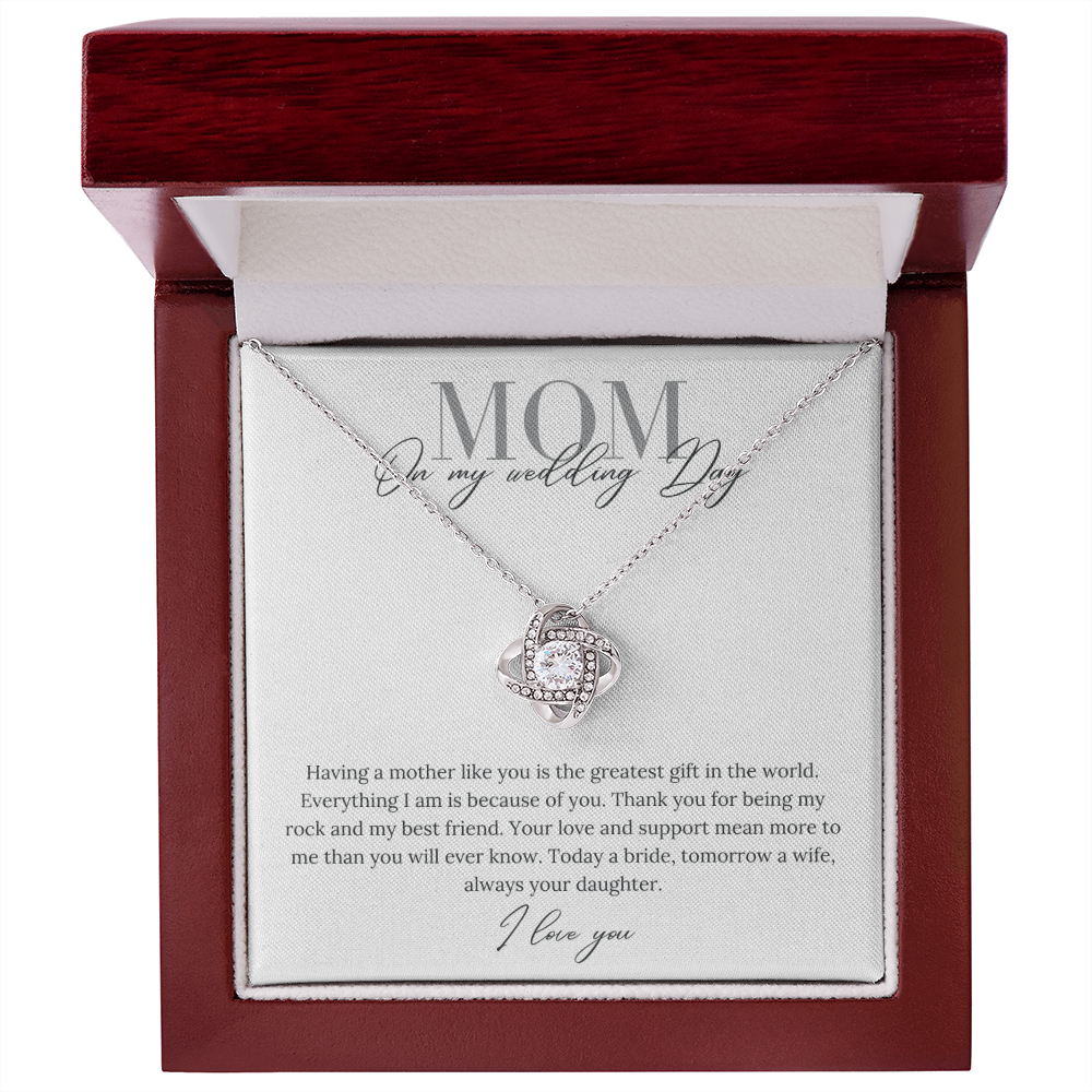 Mother of the Bride, greatest gift, gray