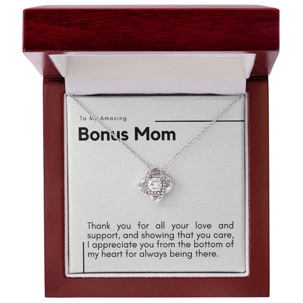 To My Bonus Mom, bnsm1, love and support - swiss white