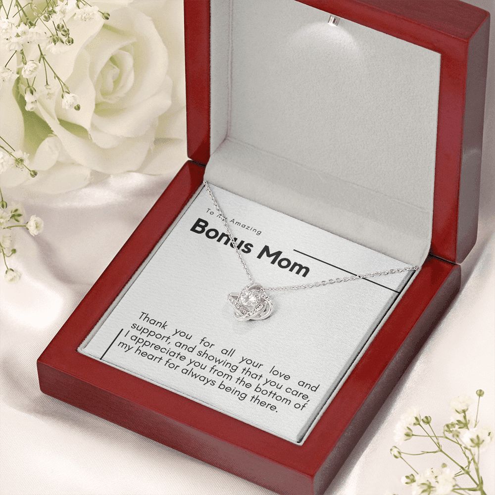 To My Bonus Mom, bnsm1, love and support - swiss white
