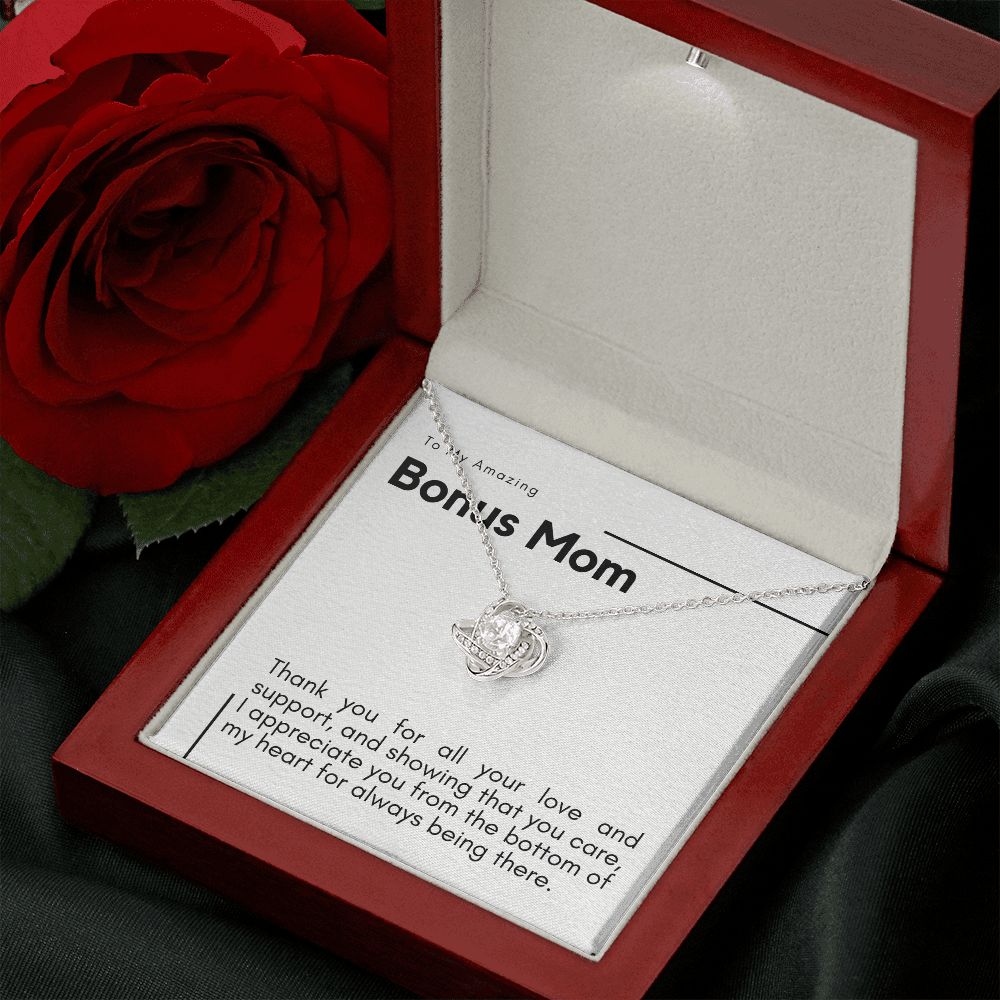 To My Bonus Mom, bnsm1, love and support - swiss white