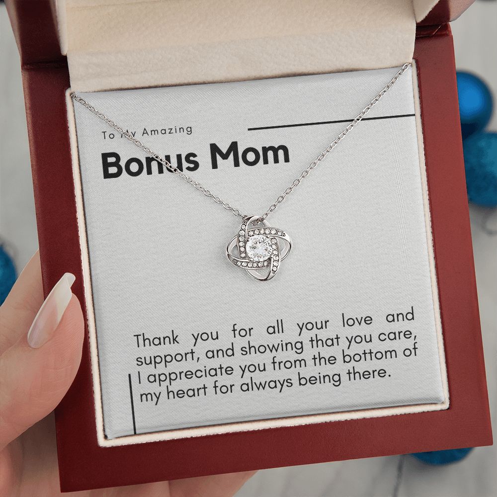 To My Bonus Mom, bnsm1, love and support - swiss white