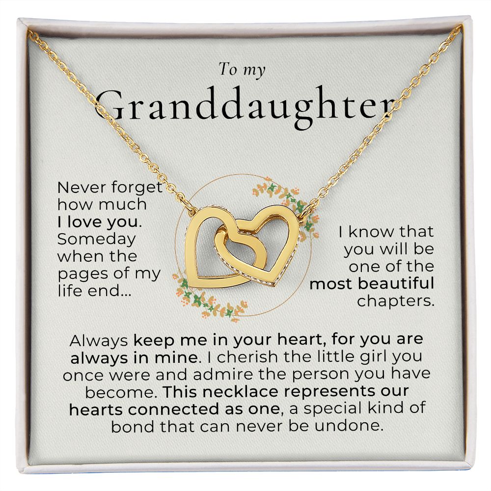 To Granddaughter - Connected as one