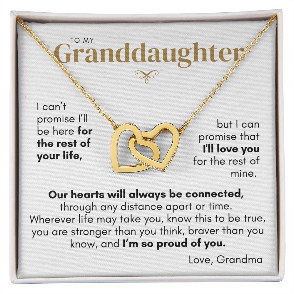 To Granddaughter from Grandma, Connected by Heart