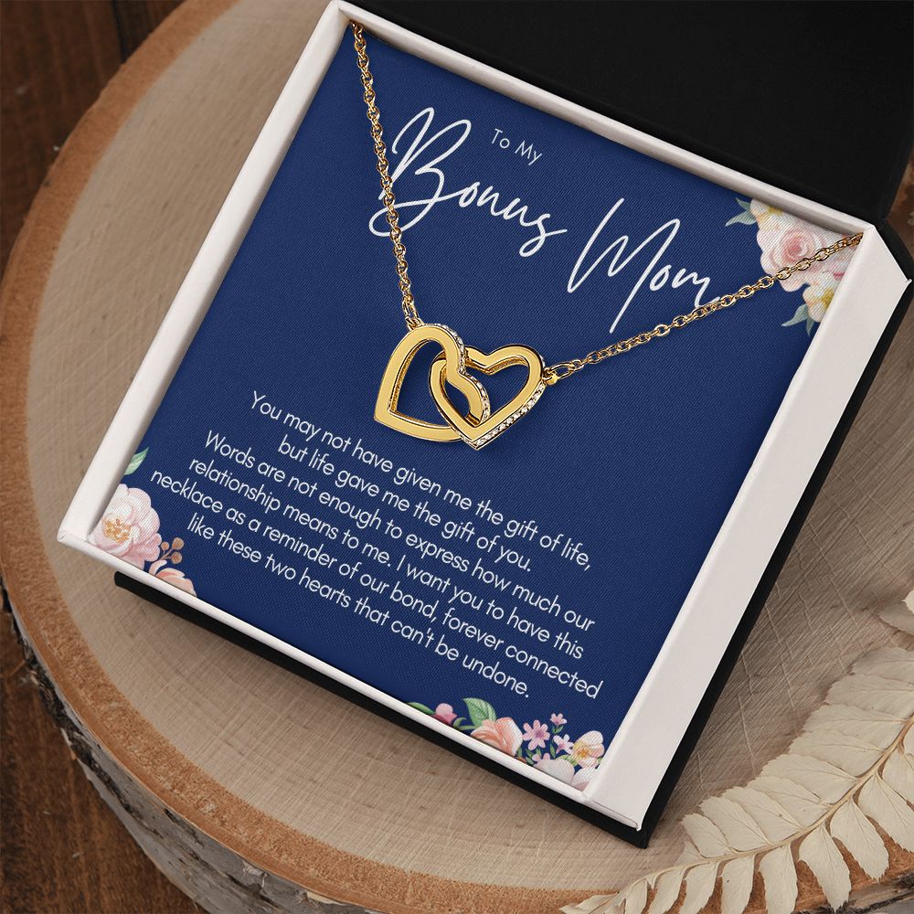 Bonus Mom Gift, forever connected 2 hearts