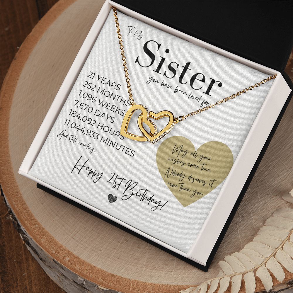 21st bday gift for her, Sister, You Have Been Loved