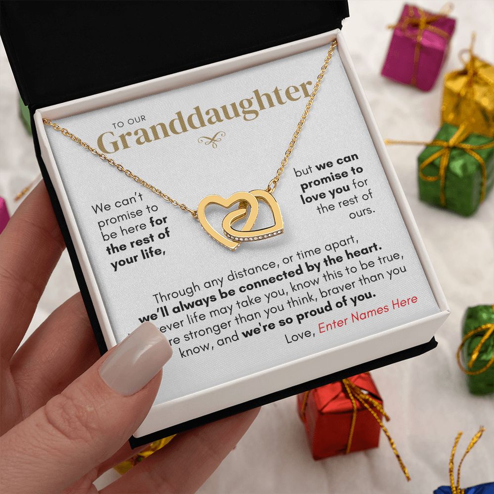 Personalized Granddaughter from Us, Connected by Heart
