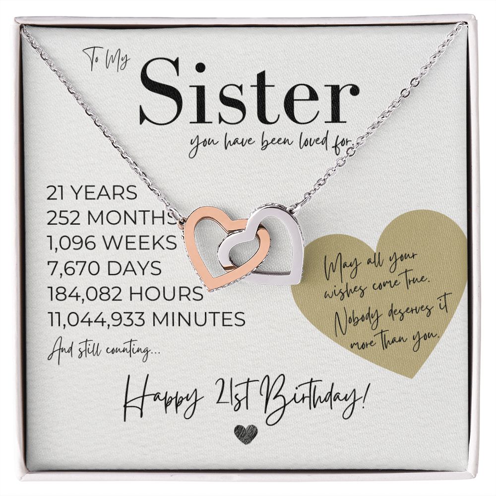 21st bday gift for her, Sister, You Have Been Loved