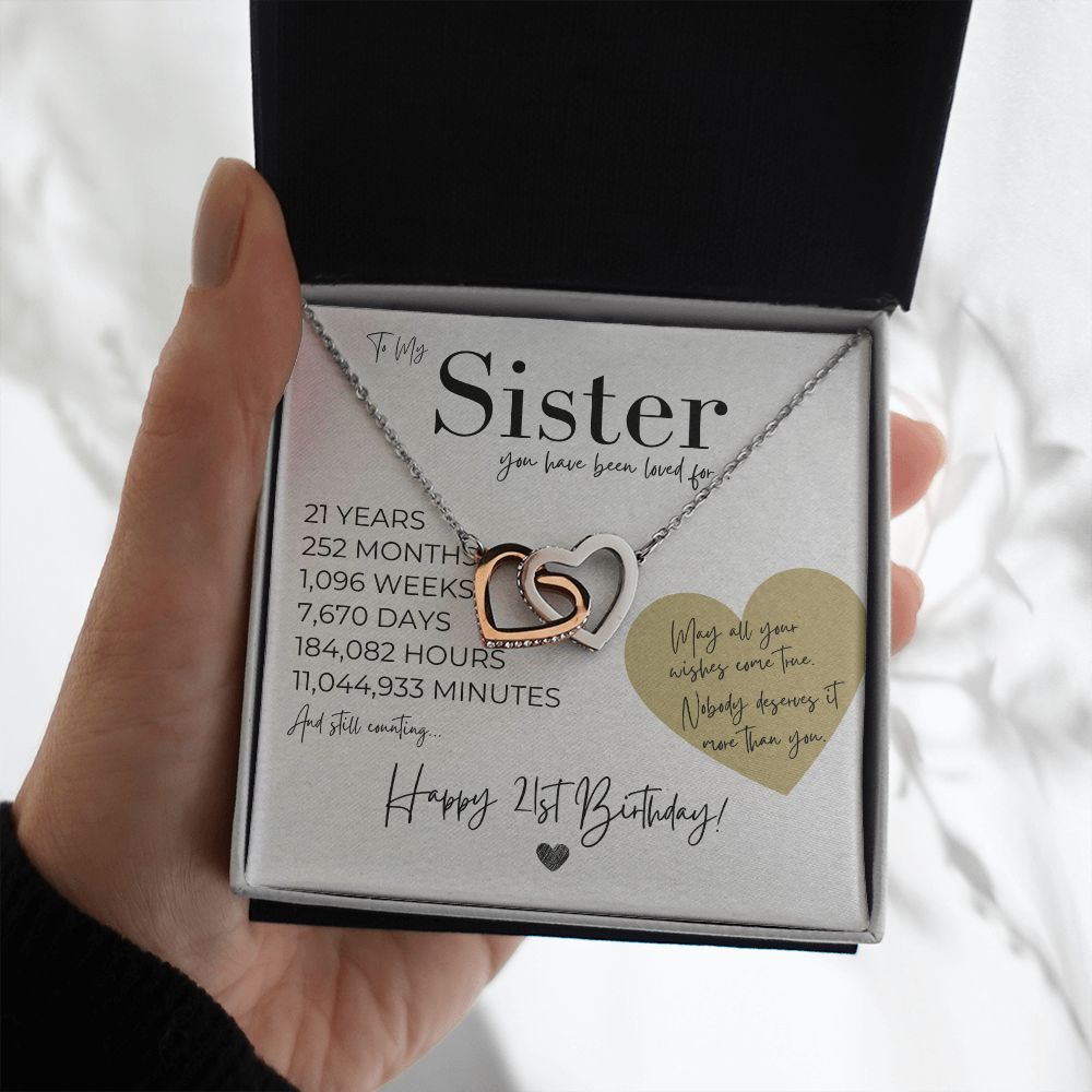 21st bday gift for her, Sister, You Have Been Loved