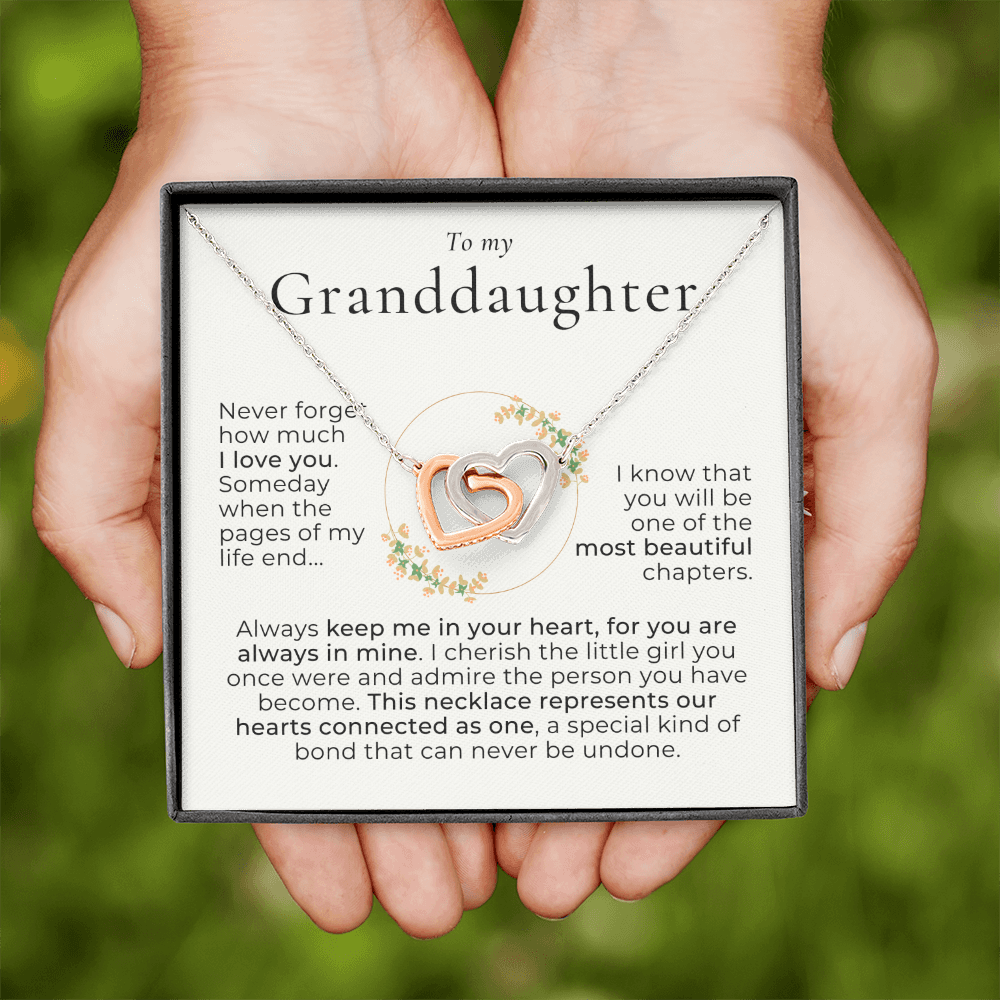 To Granddaughter - Connected as one