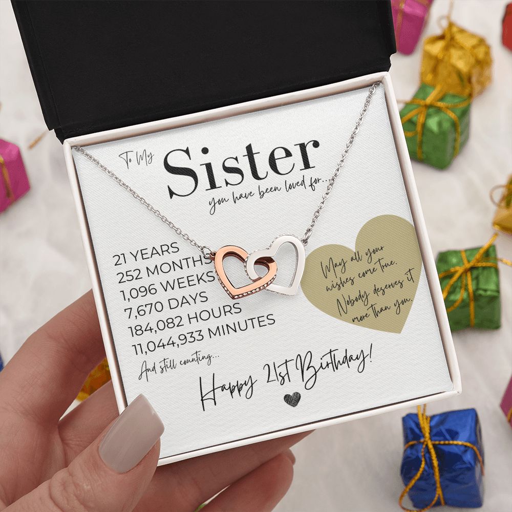 21st bday gift for her, Sister, You Have Been Loved
