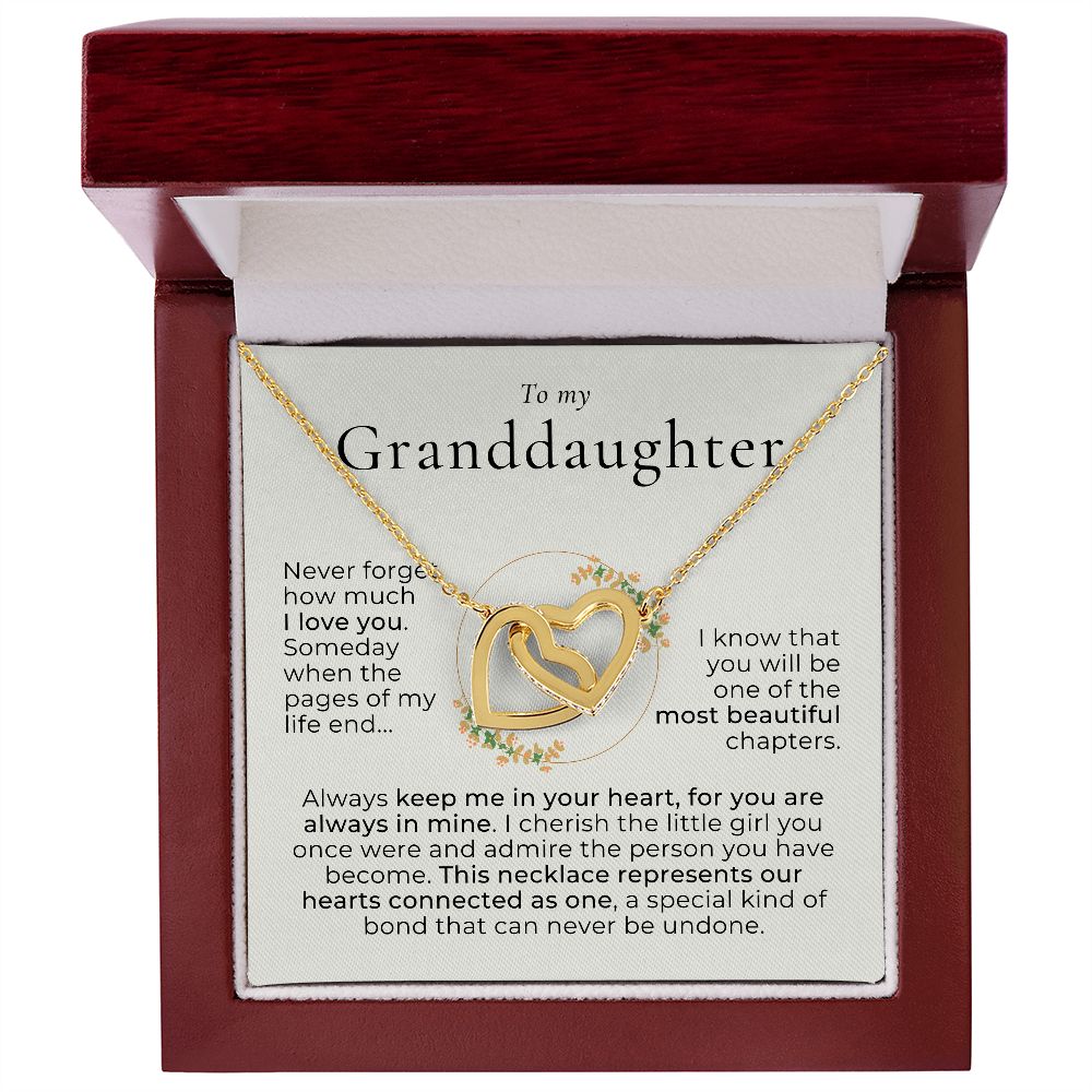To Granddaughter - Connected as one