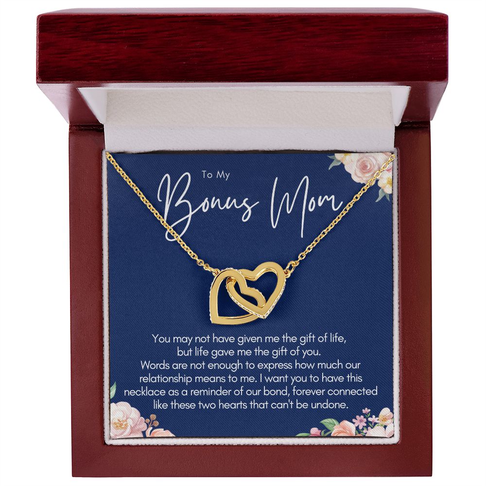 Bonus Mom Gift, forever connected 2 hearts