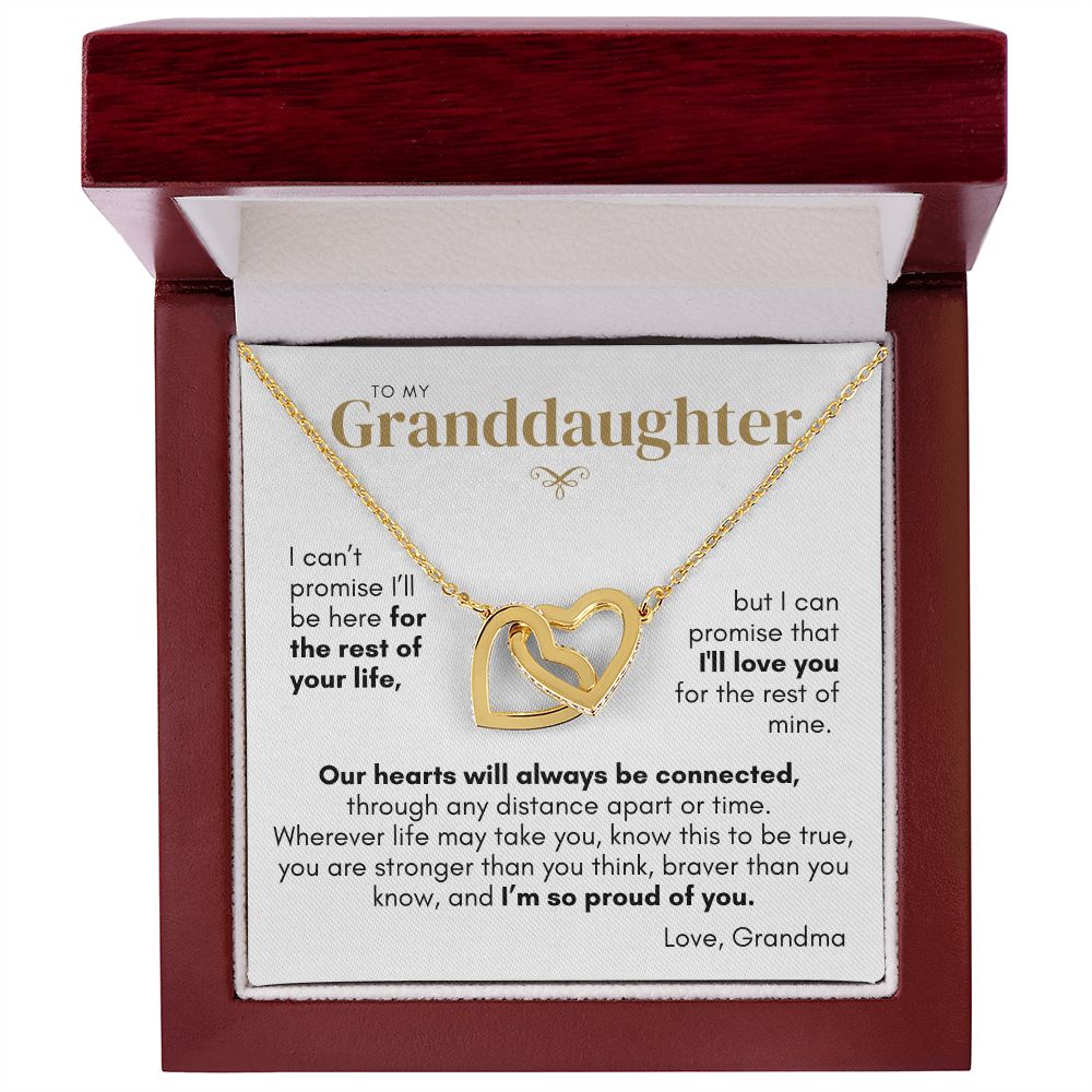 To Granddaughter from Grandma, Connected by Heart