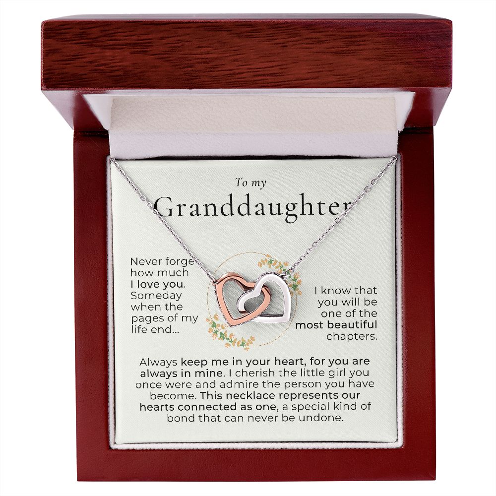 To Granddaughter - Connected as one
