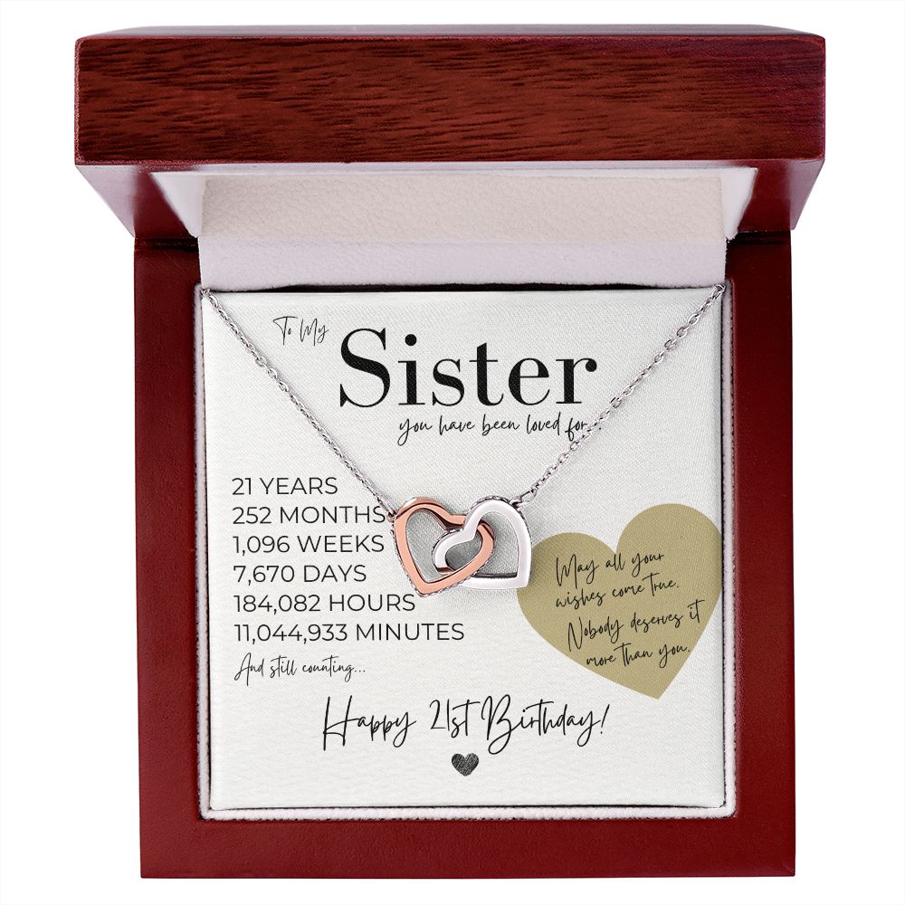 21st bday gift for her, Sister, You Have Been Loved