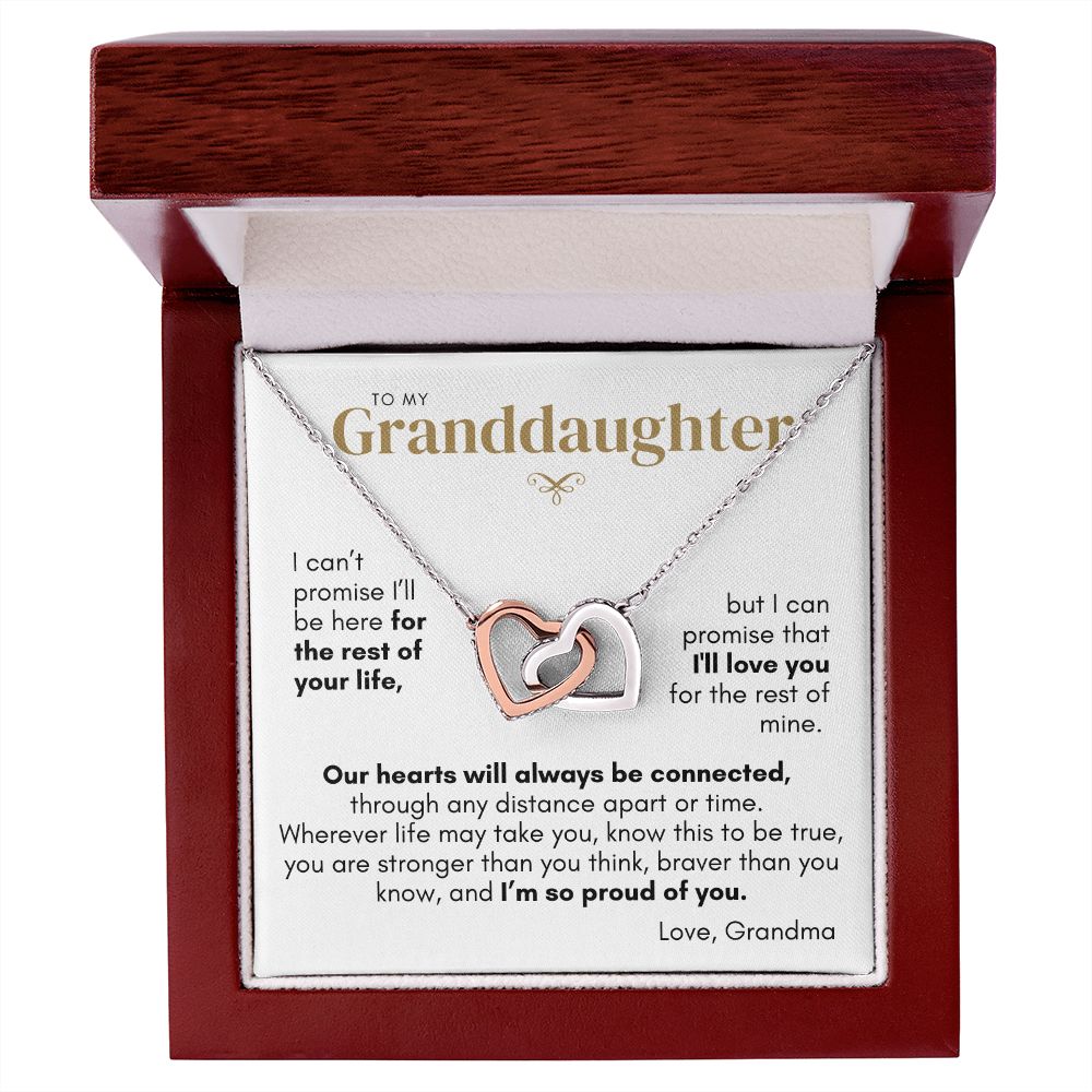 To Granddaughter from Grandma, Connected by Heart