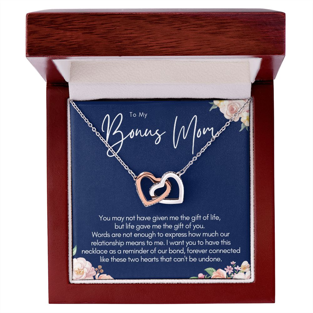 Bonus Mom Gift, forever connected 2 hearts