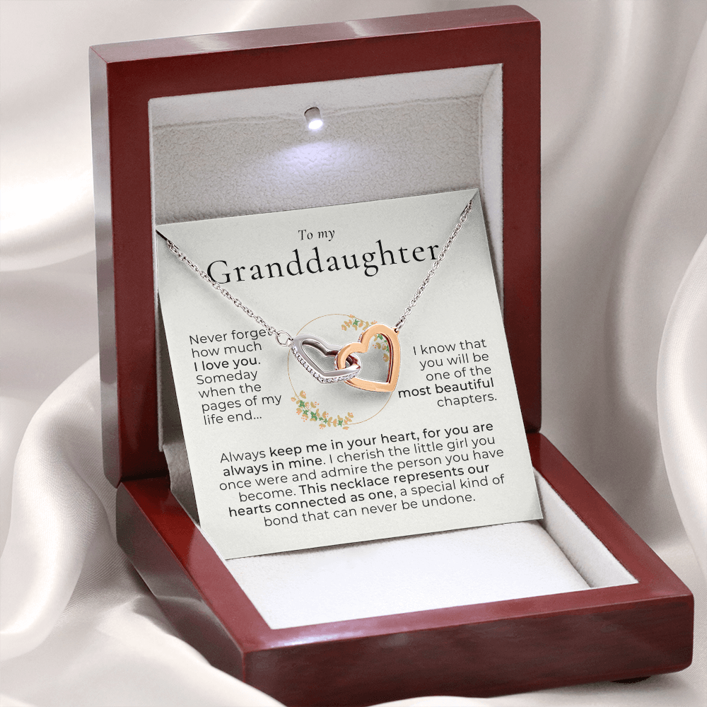 To Granddaughter - Connected as one