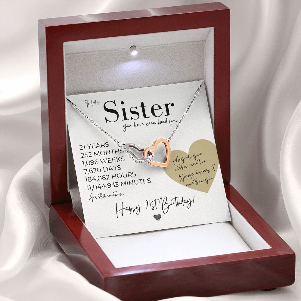 21st bday gift for her, Sister, You Have Been Loved