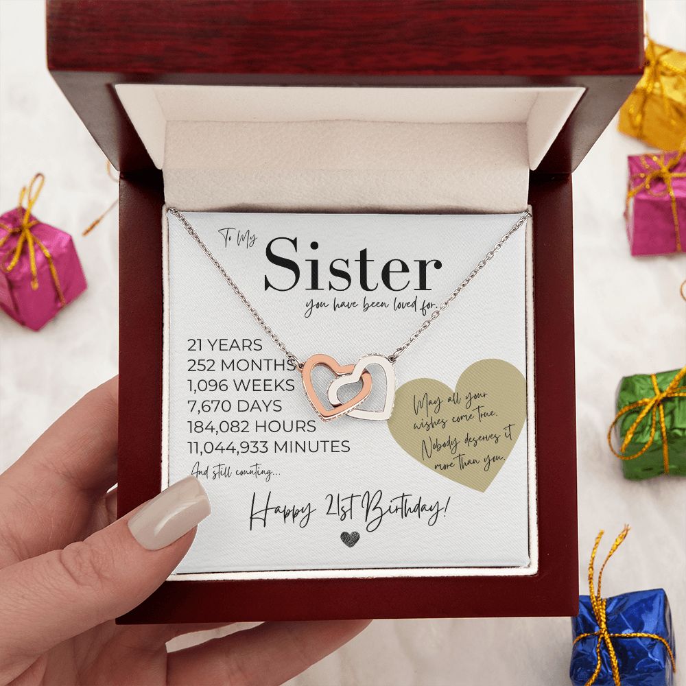 21st bday gift for her, Sister, You Have Been Loved