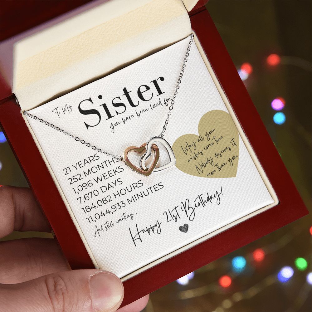 21st bday gift for her, Sister, You Have Been Loved