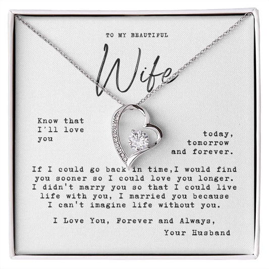 To my wife - today, tomorrow and forever split