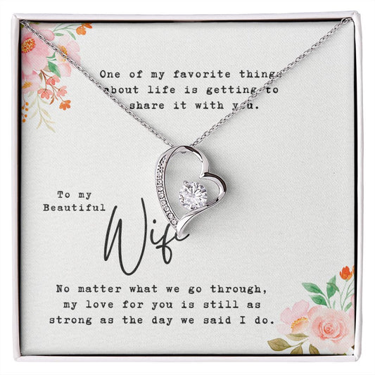 To My wife , one of my favorite things