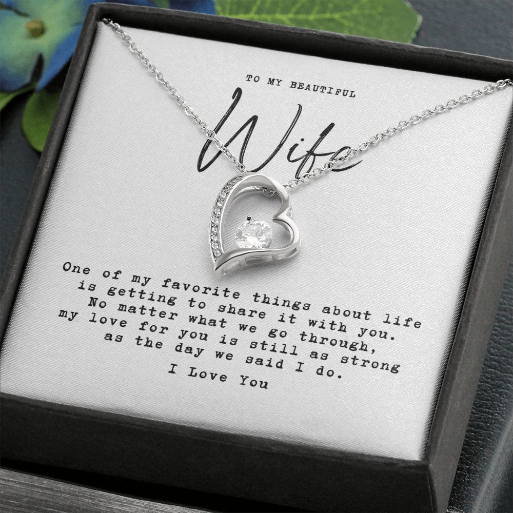 to my wife - one of my favorite things